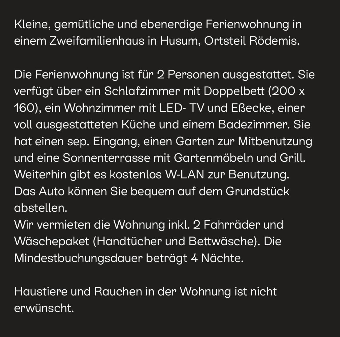 Ferienwohnung „Ole Karkenwech“ Husum-Roedemis フースム エクステリア 写真